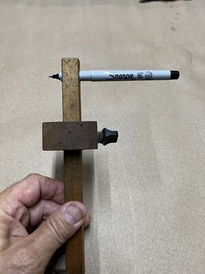 Carpenters Scribe Modified for sharpie